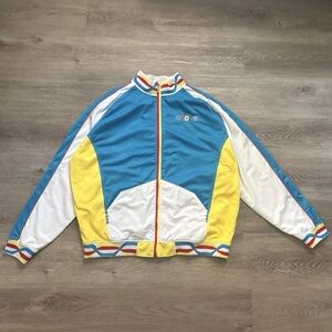 Vintage Coogi Embroidered Mermaid Goddess Siren color jacket  Men's 3XL